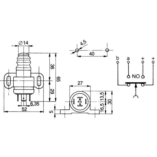 Schalter und Elektrokomponente passend für Same Minitaurus 60