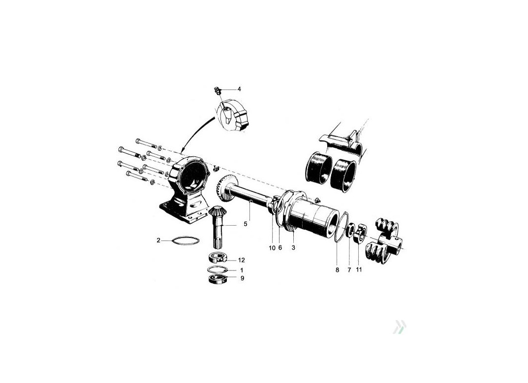 Getriebe passend für Vicon CM 165