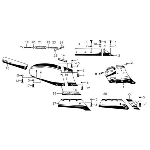 Niemeyer - Pflugkörper SH13G / SH15G (Delta)