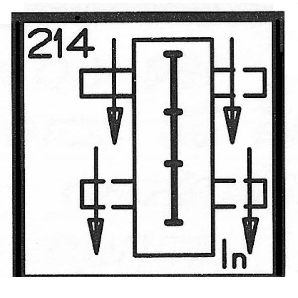Getriebe Comer A-16A -1:1