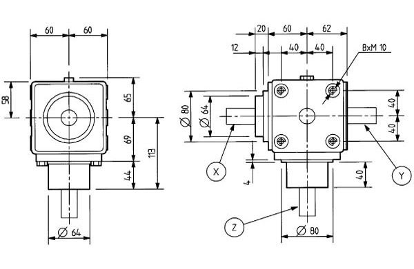 Getriebe Comer L-5A - 1:1