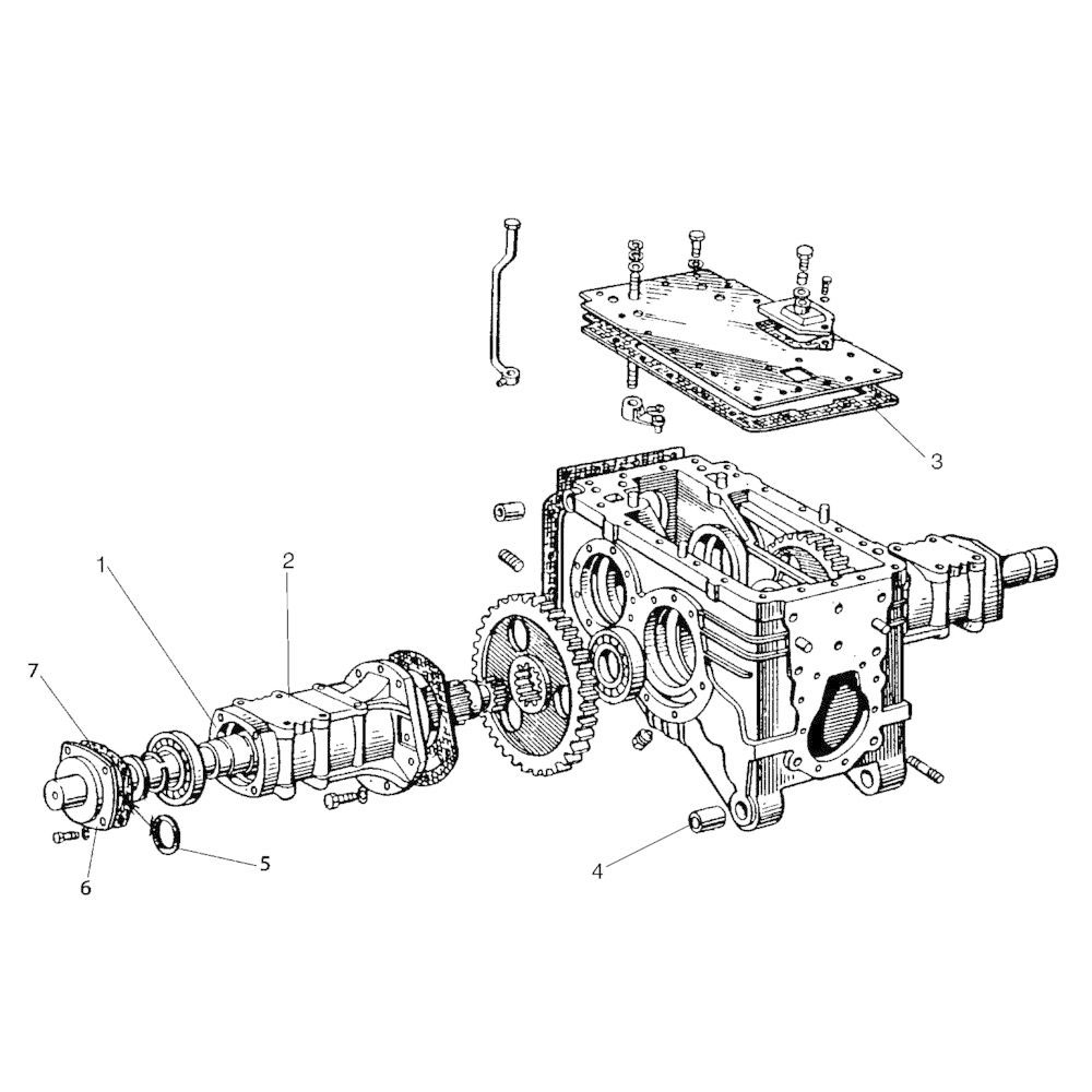 Hinterachse - Endgetriebe passend für Belarus MTS 570/572
