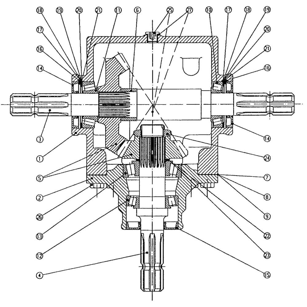 Getriebe Winkelgetriebe passend für Fella SM 270 / 300