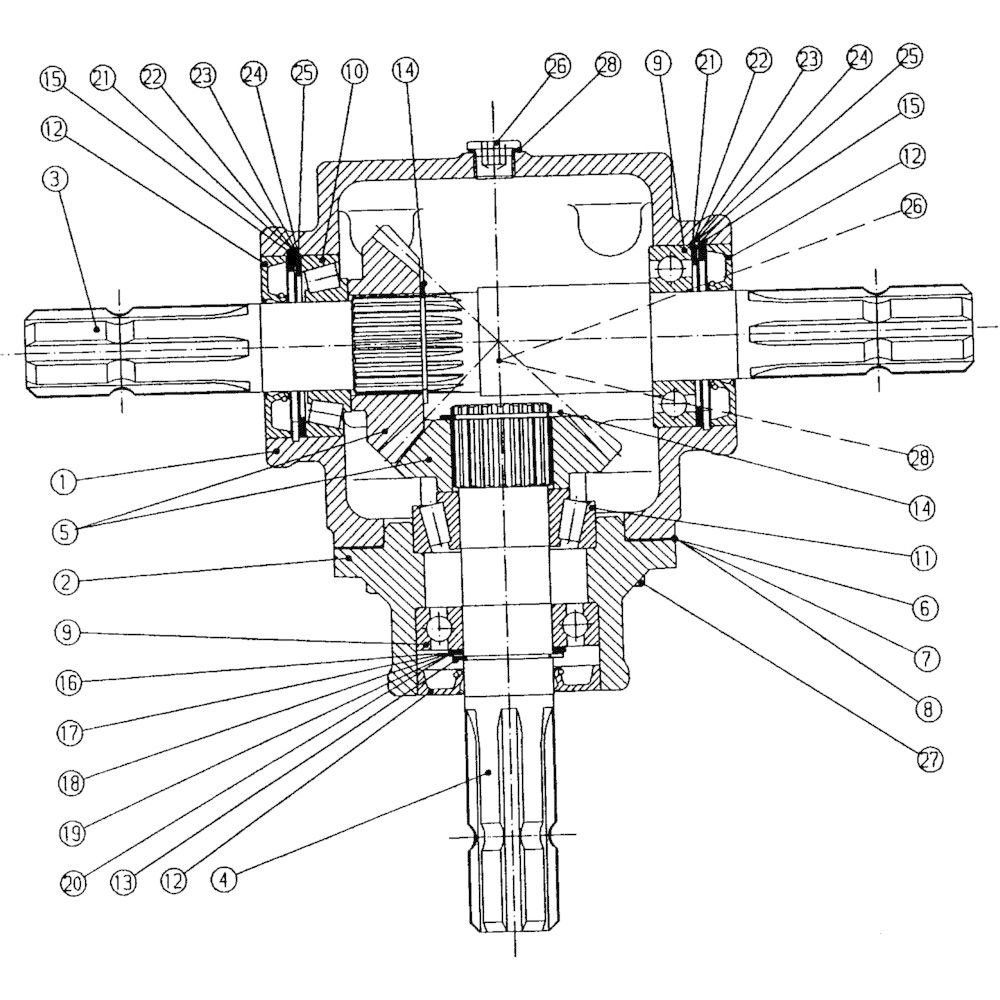 Getriebe passend für Fella TS 631 Hydro