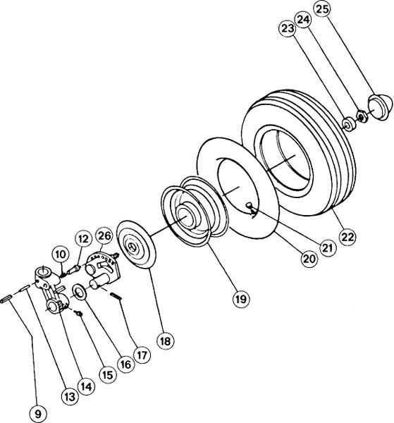 Kreiselantrieb (ab M.Nr. S0001 / S1001 / S0701) passend für Kuhn GA 280 GM / 300 GM / 301 GM