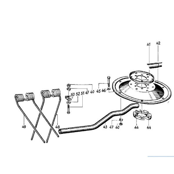 Kreisel und Kreiselzinken passend für Niemeyer HR 501 / 501 D