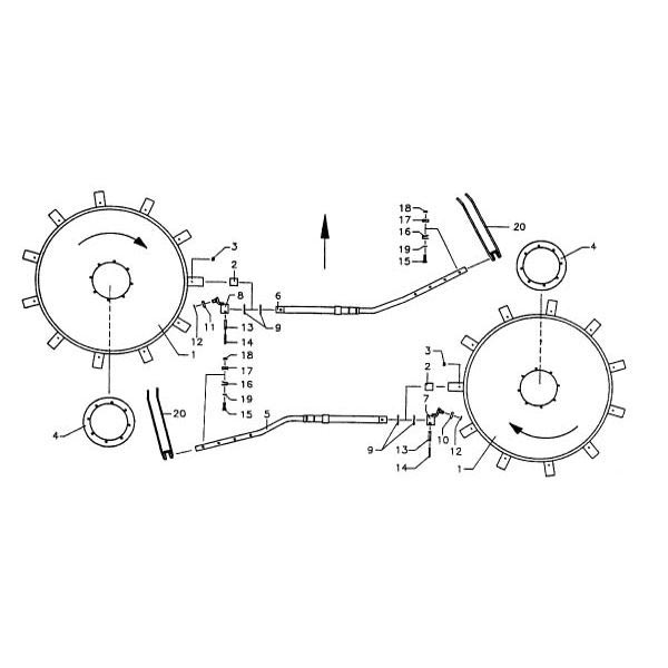 Kreisel und Kreiselzinken passend für Niemeyer RS 720 ES
