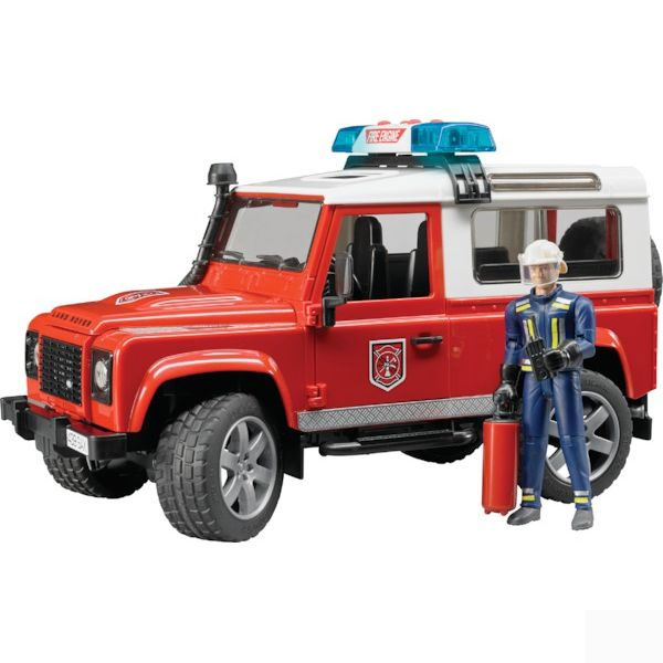 Jeep Wrangler Rubicon, Feuerwehr mit Feuerwehrmann 02528