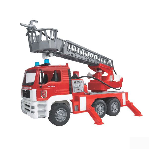 U03590 Scania Feuerwehr mit Drehleiter